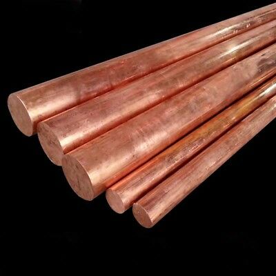 Copper Bars C12200 C18980 C15715 Edge Closing 8mm 99.9% Pure Round Square Copper Brass Rod Brass Bar