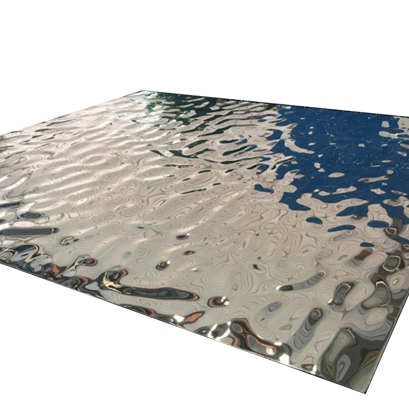  Ss Sheet 8K 2b Stock Water Ripple Checkered Diamond Colored Mirror Ba Hairline No. 4 Inox Stainless Steel